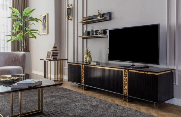 Merlin Black Tv Ünitesi