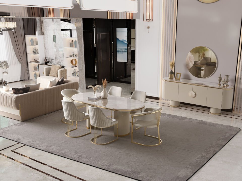 Cartier Premium  Yemek Odası - Vizon