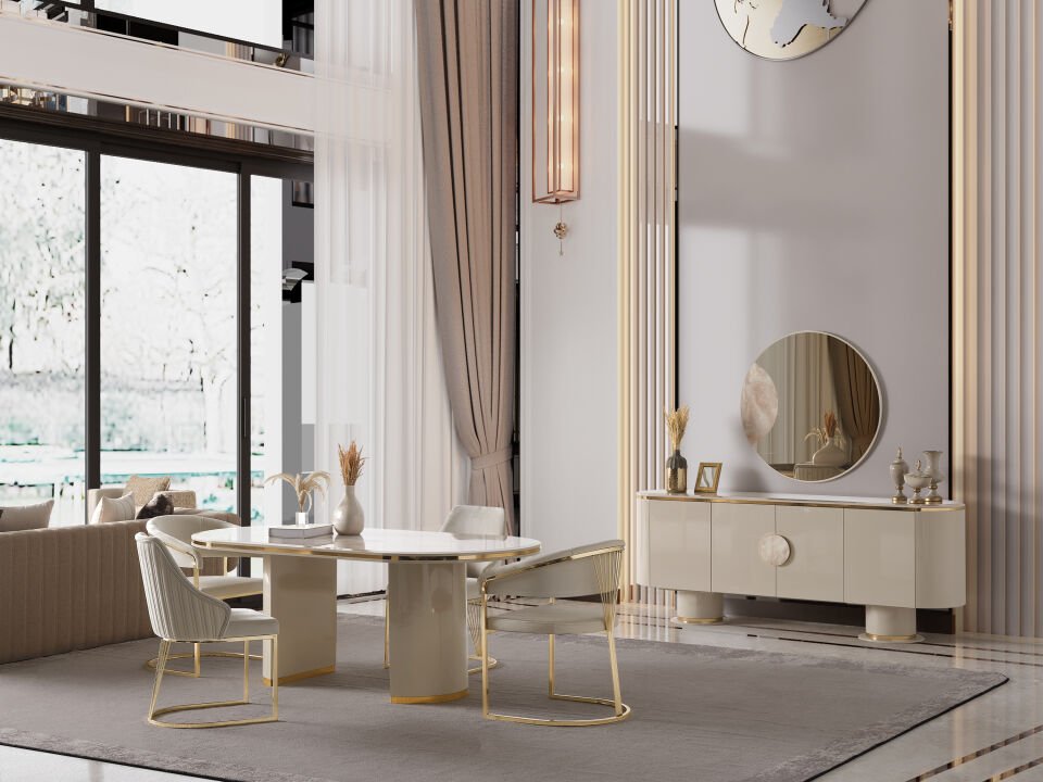Cartier Premium  Yemek Odası - Vizon