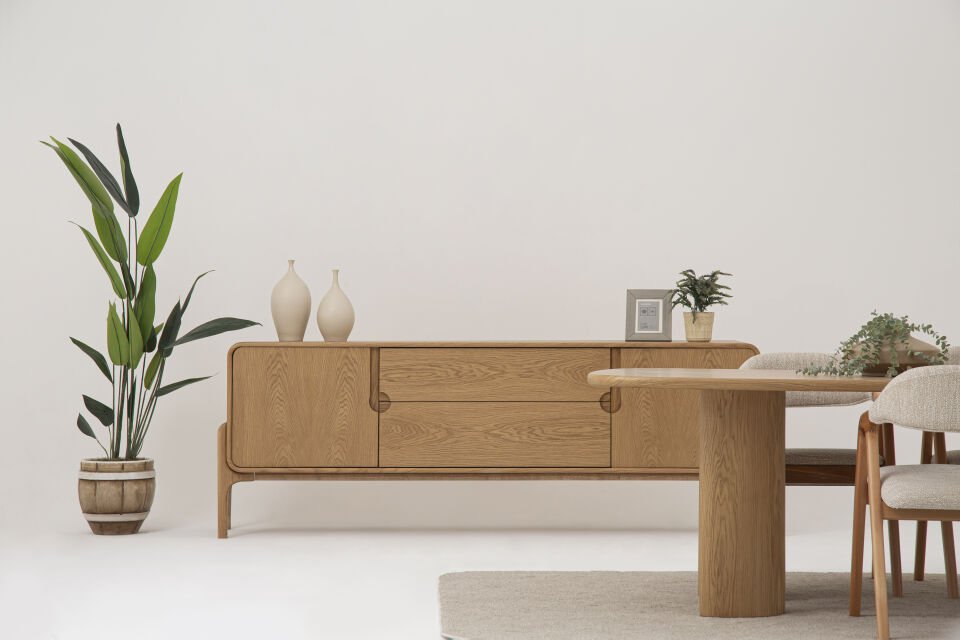 Oslo Meşe Yemek Odası