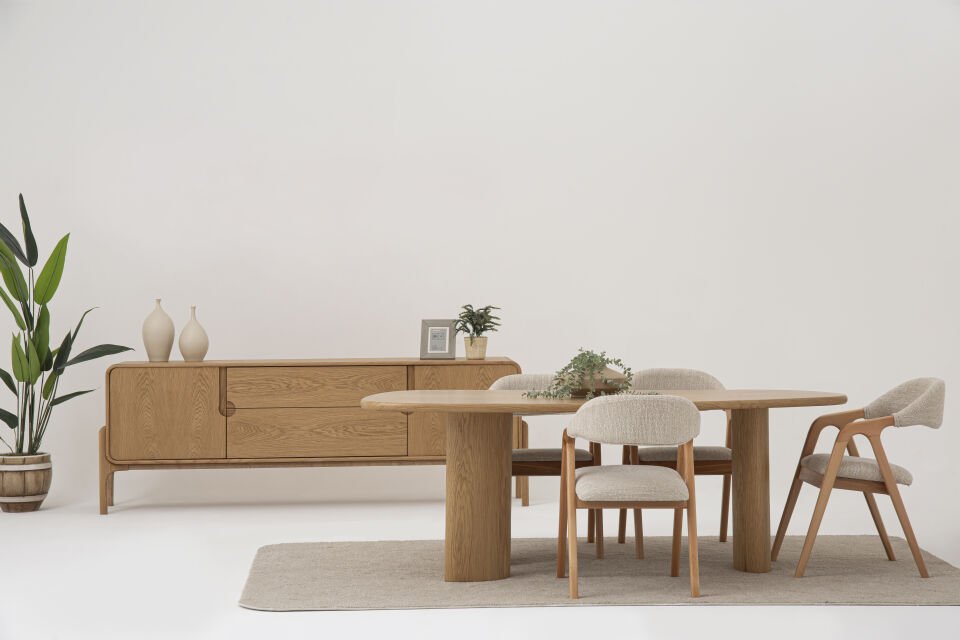 Oslo Meşe Yemek Odası