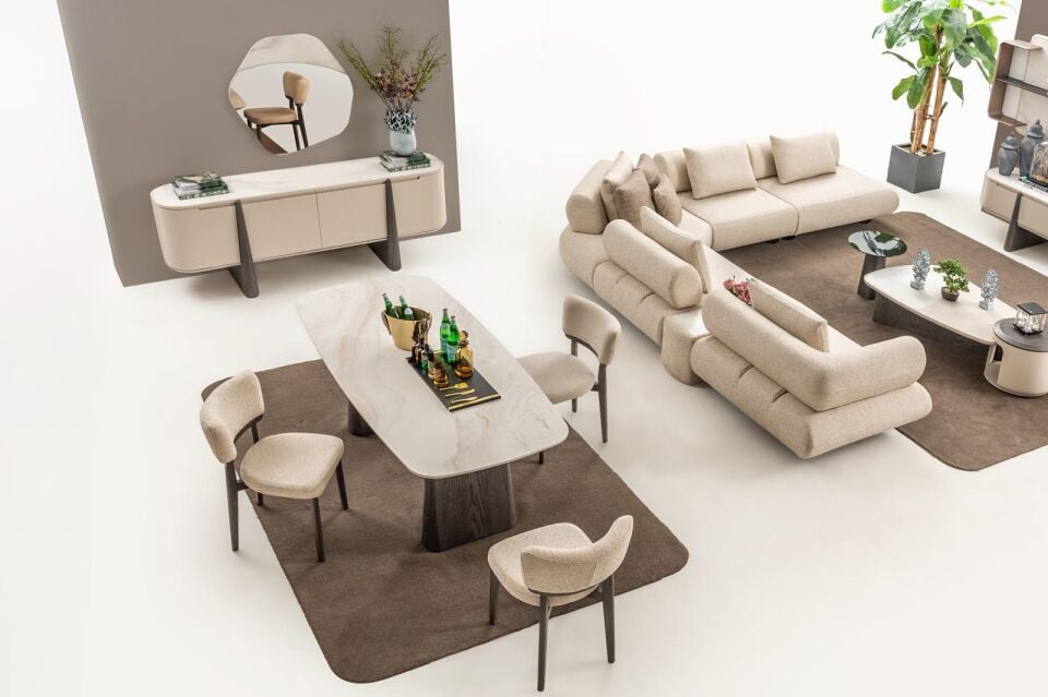 Kristal Köşe Koltuk