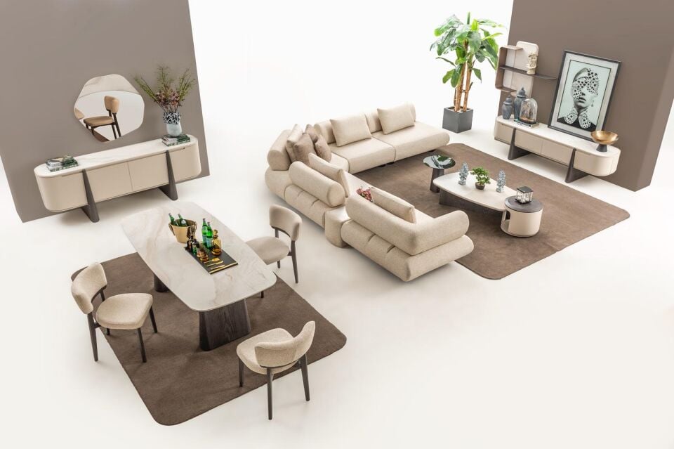 Kristal Köşe Koltuk