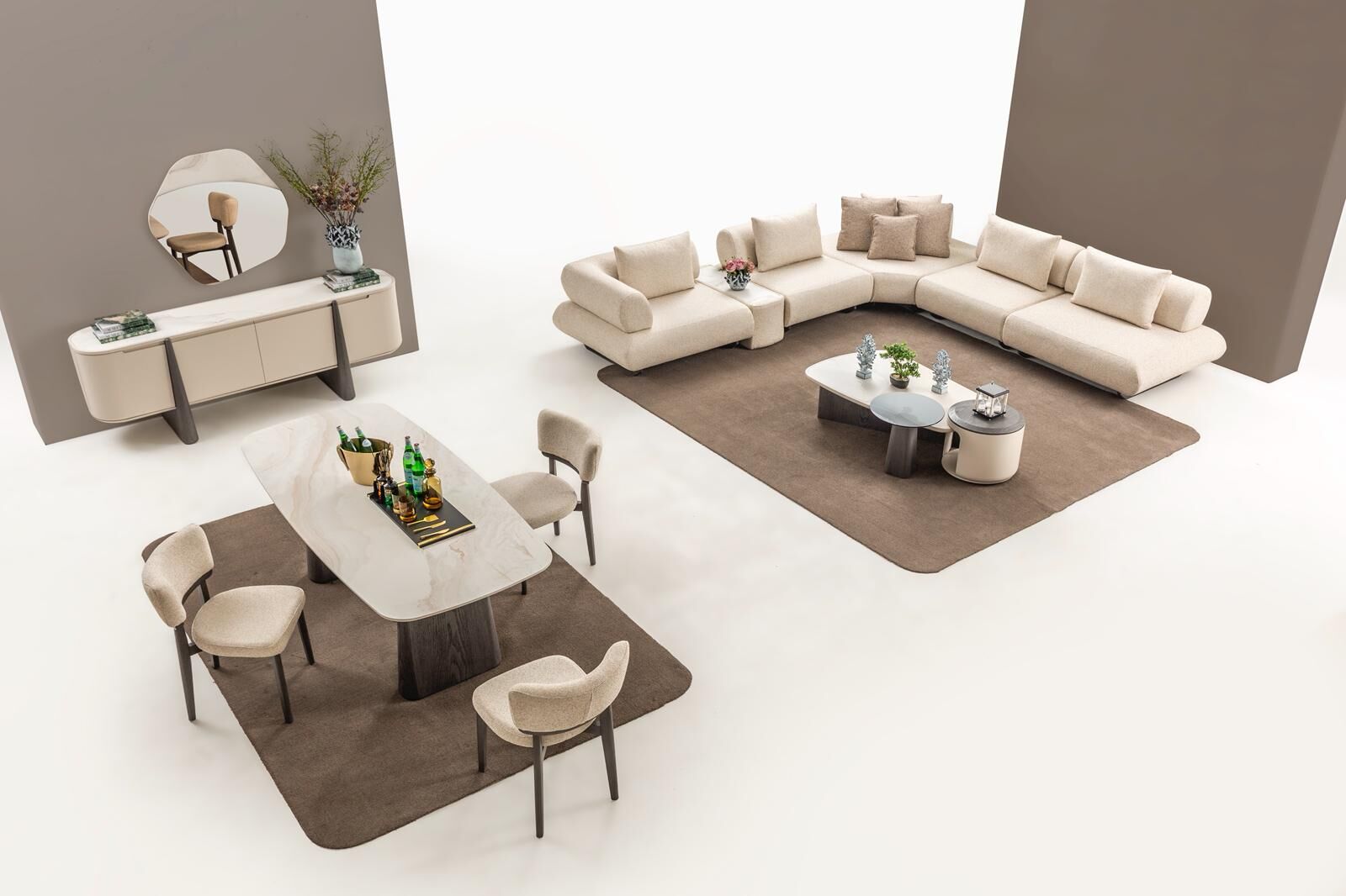 Kristal Köşe Koltuk