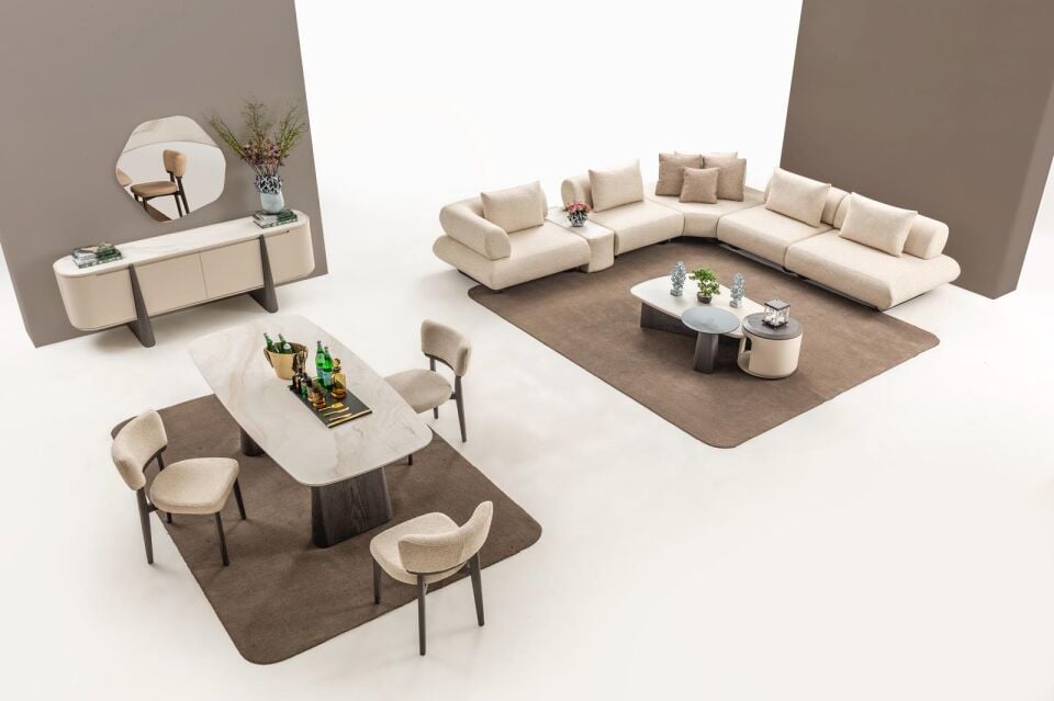 Kristal Köşe Koltuk