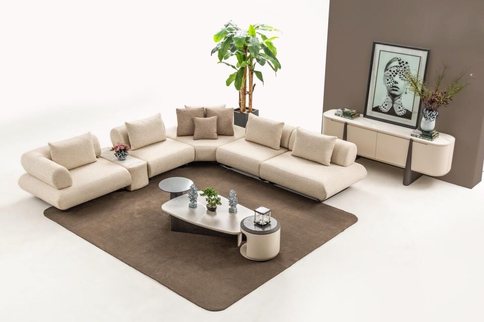 Kristal Köşe Koltuk