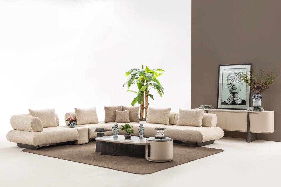 Kristal Köşe Koltuk